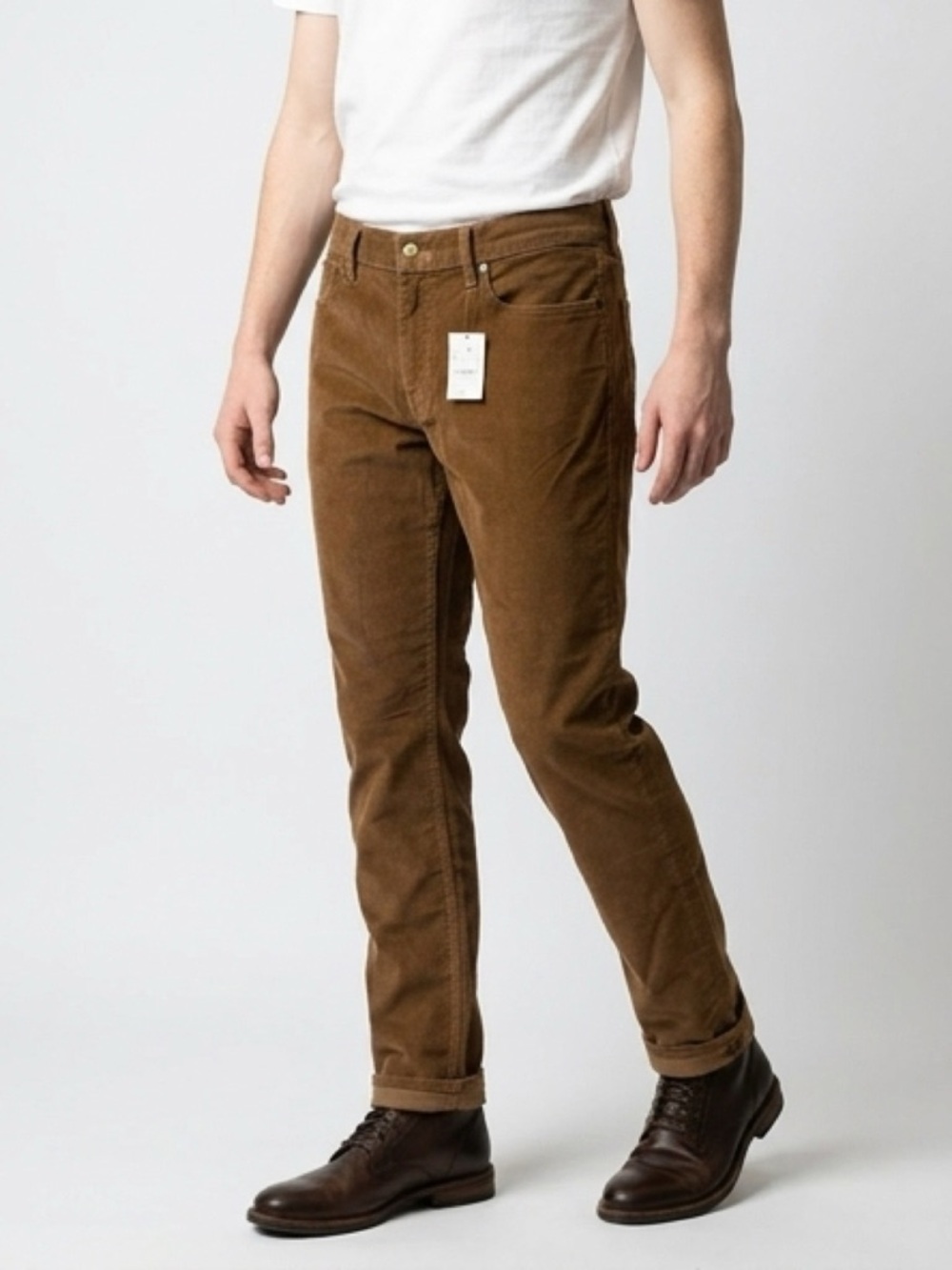 J. Crew Men's Corduroy Pants in Brown